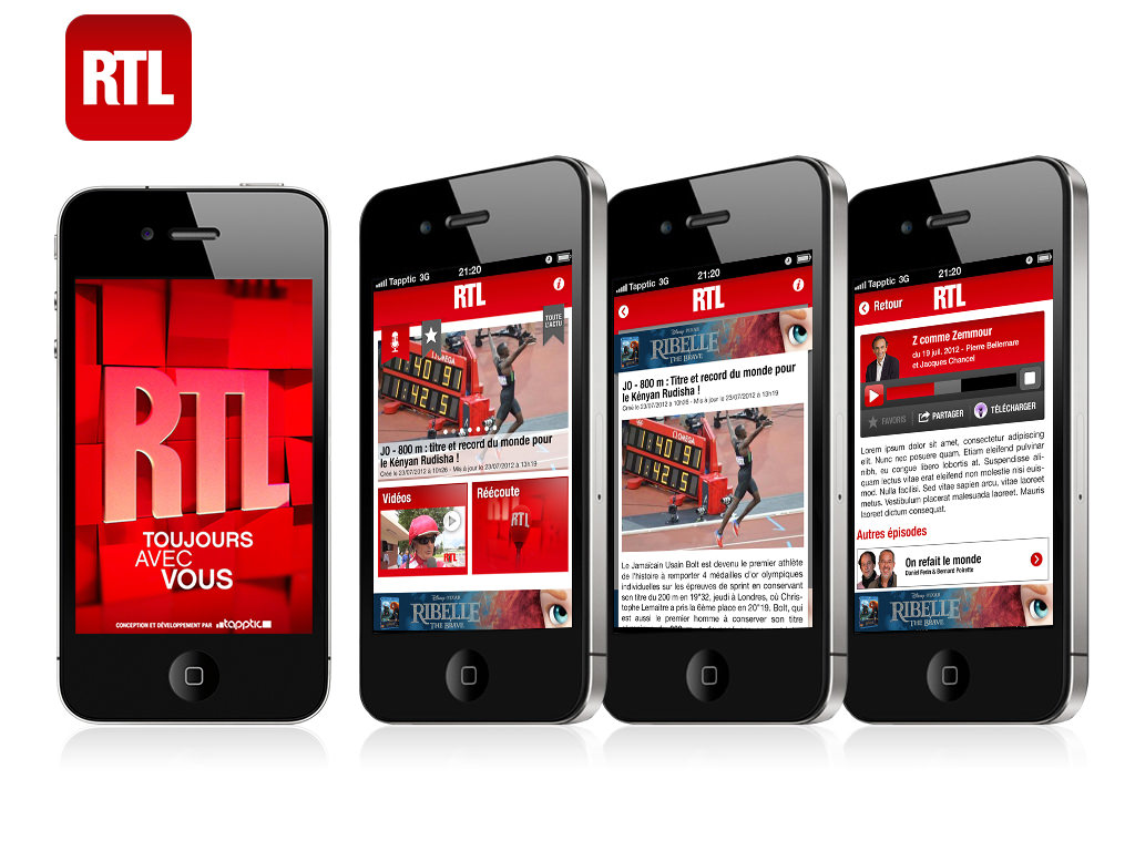 RTL iPhone ( Direction Artistique )